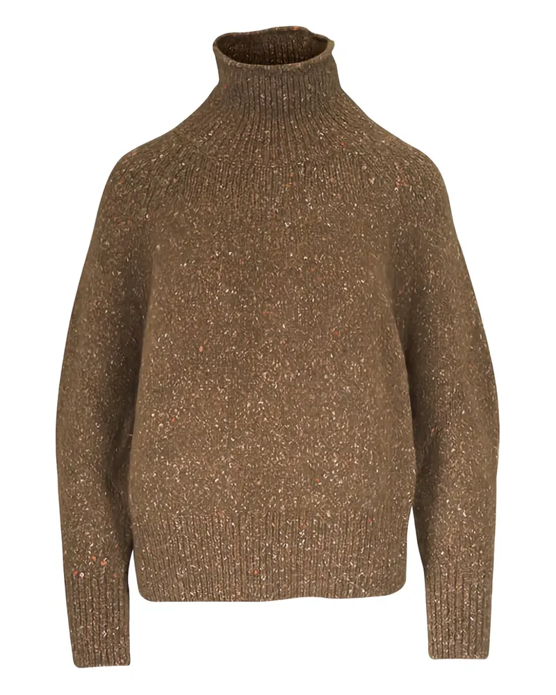 Lafayette148 Wendbarer Pullover mit geripptem Kragen - Grün Grün