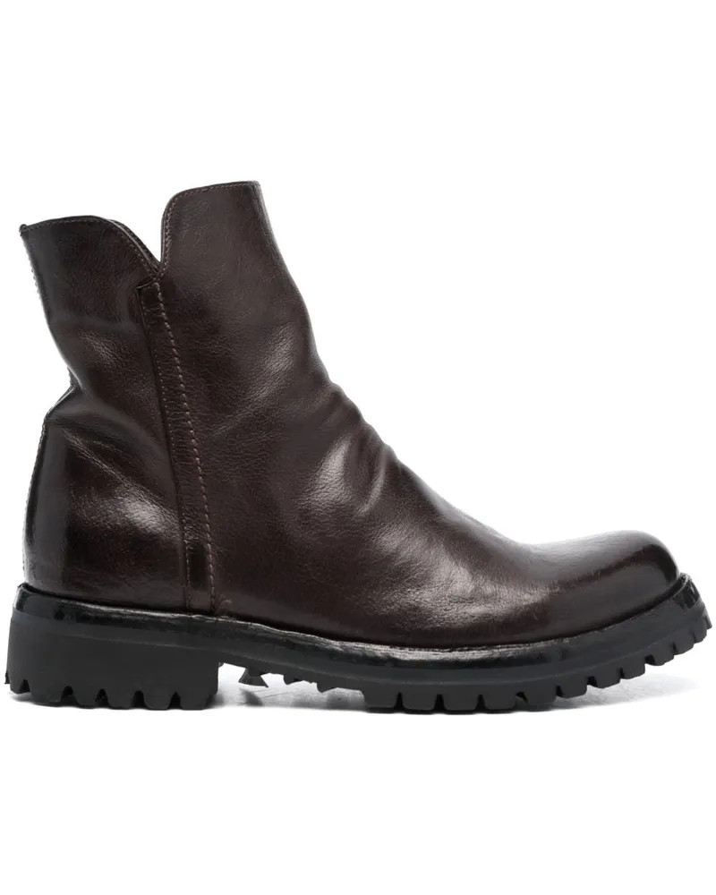Officine Creative Italia Stiefel mit Reißverschluss - Braun Braun