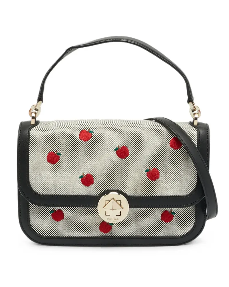 Kate Spade Audrey Tote Bag mit Apfelmotiv - Schwarz Schwarz