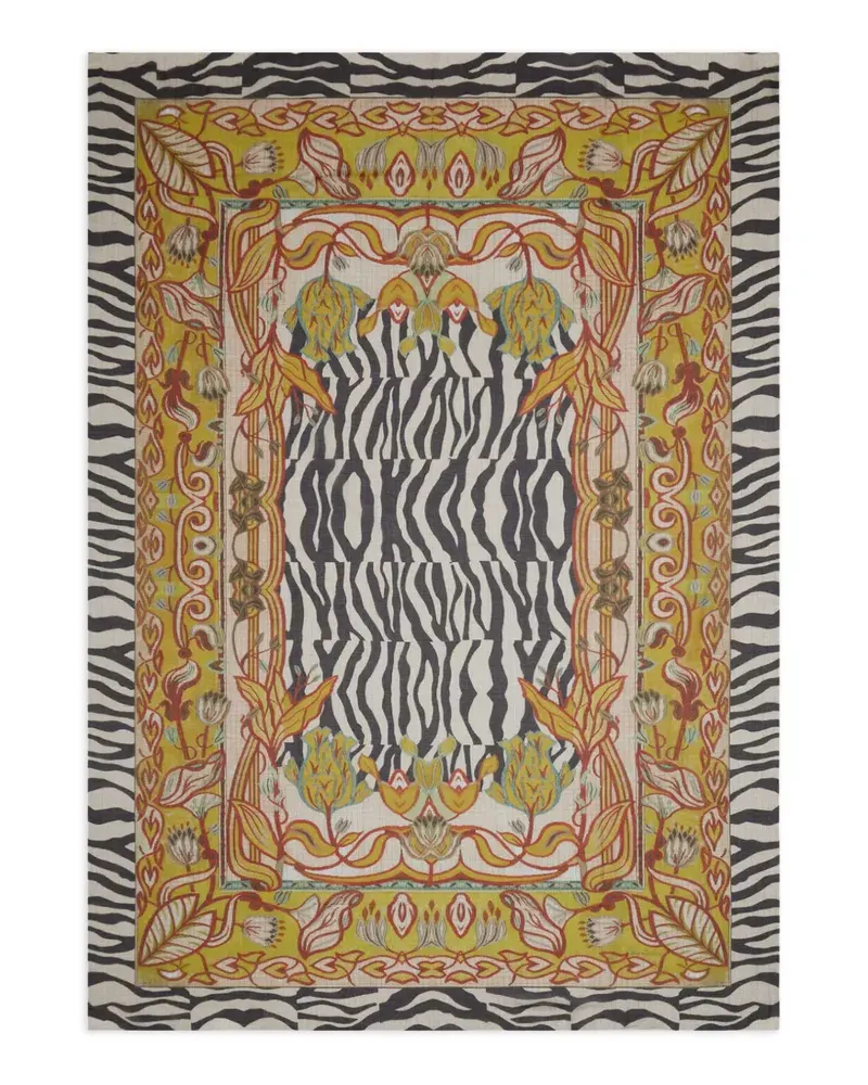 Pierre-Louis Mascia Hawnbci Schal mit Zebramuster - Nude Nude