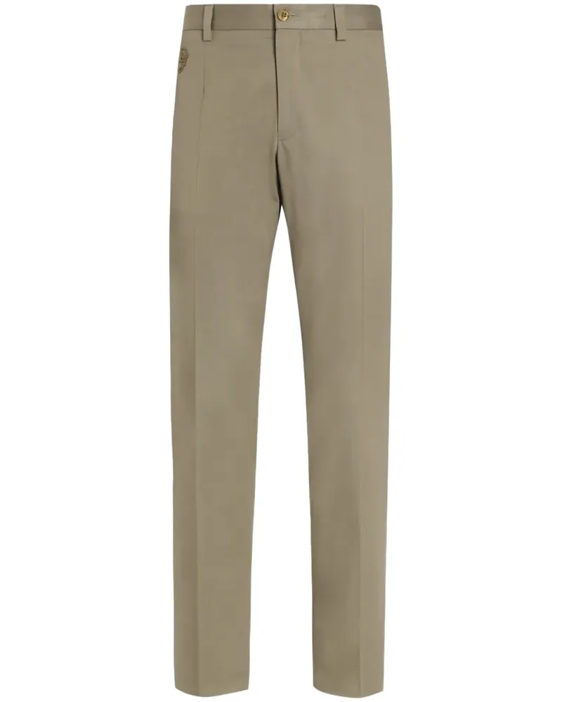 Dolce & Gabbana Hose mit Logo-Stickerei - Nude Nude