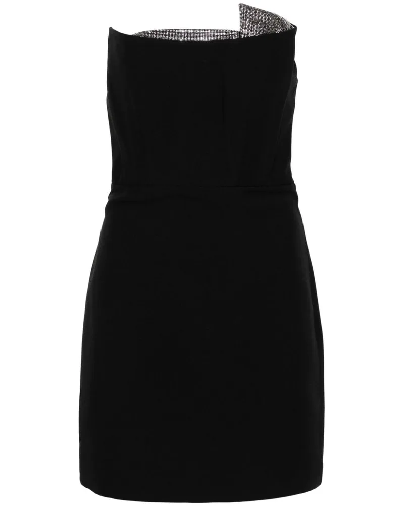 Roland Mouret Minikleid mit Strass - Schwarz Schwarz