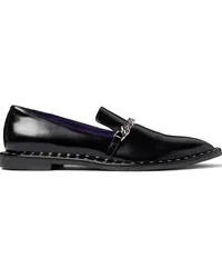 Stella McCartney Loafer mit Kettendetail Schwarz