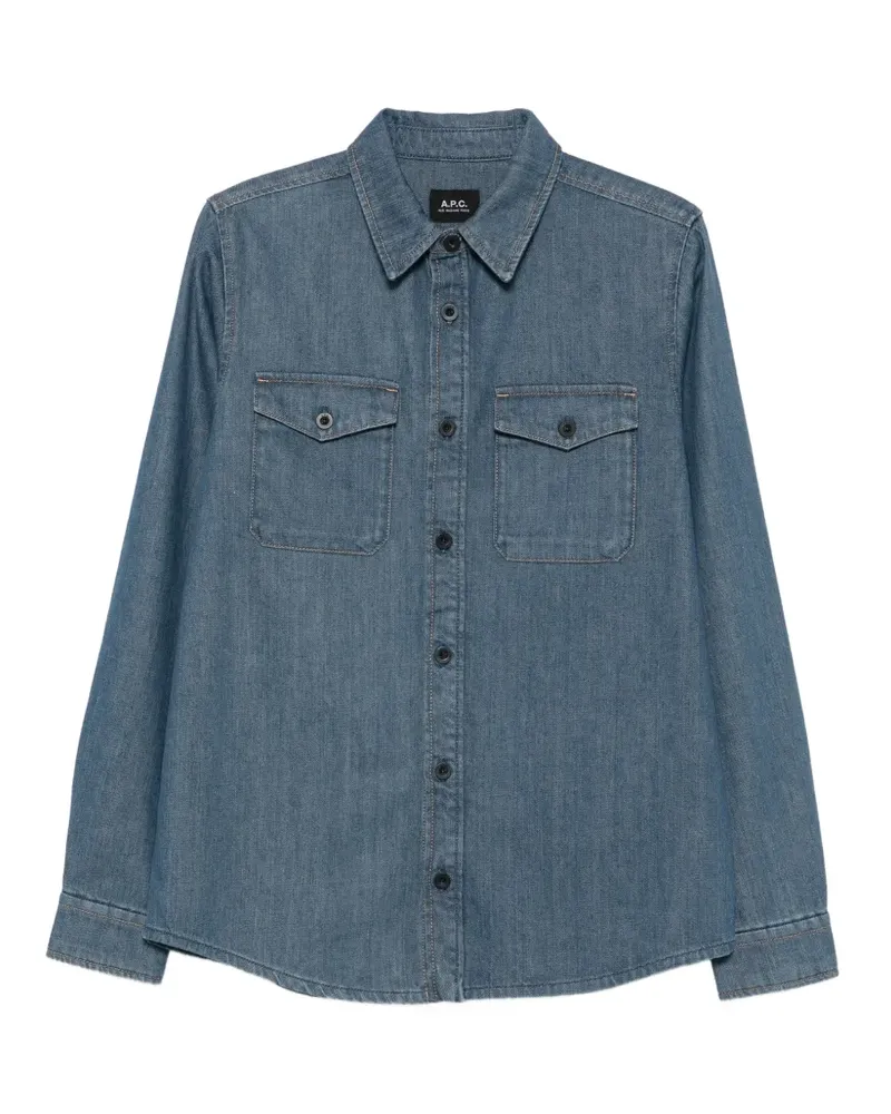 A.P.C. denim shirt - Blau Blau