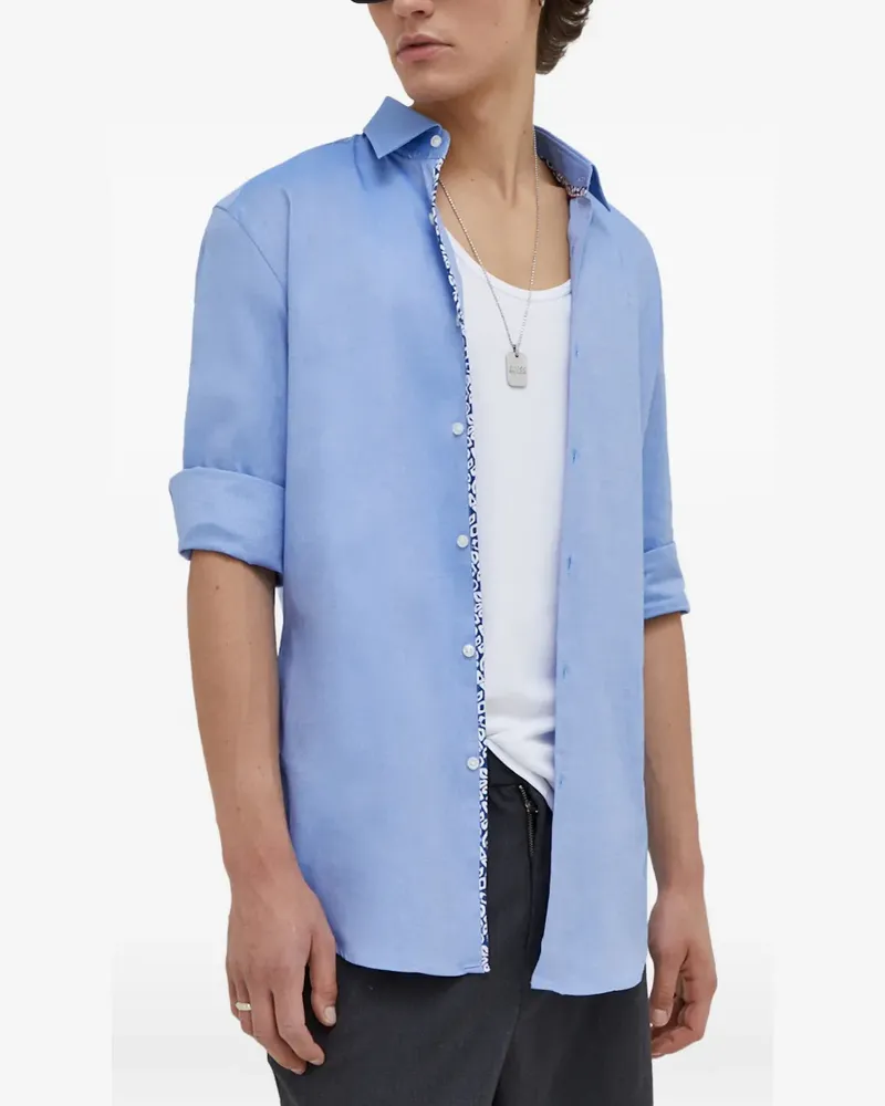 HUGO BOSS Klassisches Hemd - Blau Blau