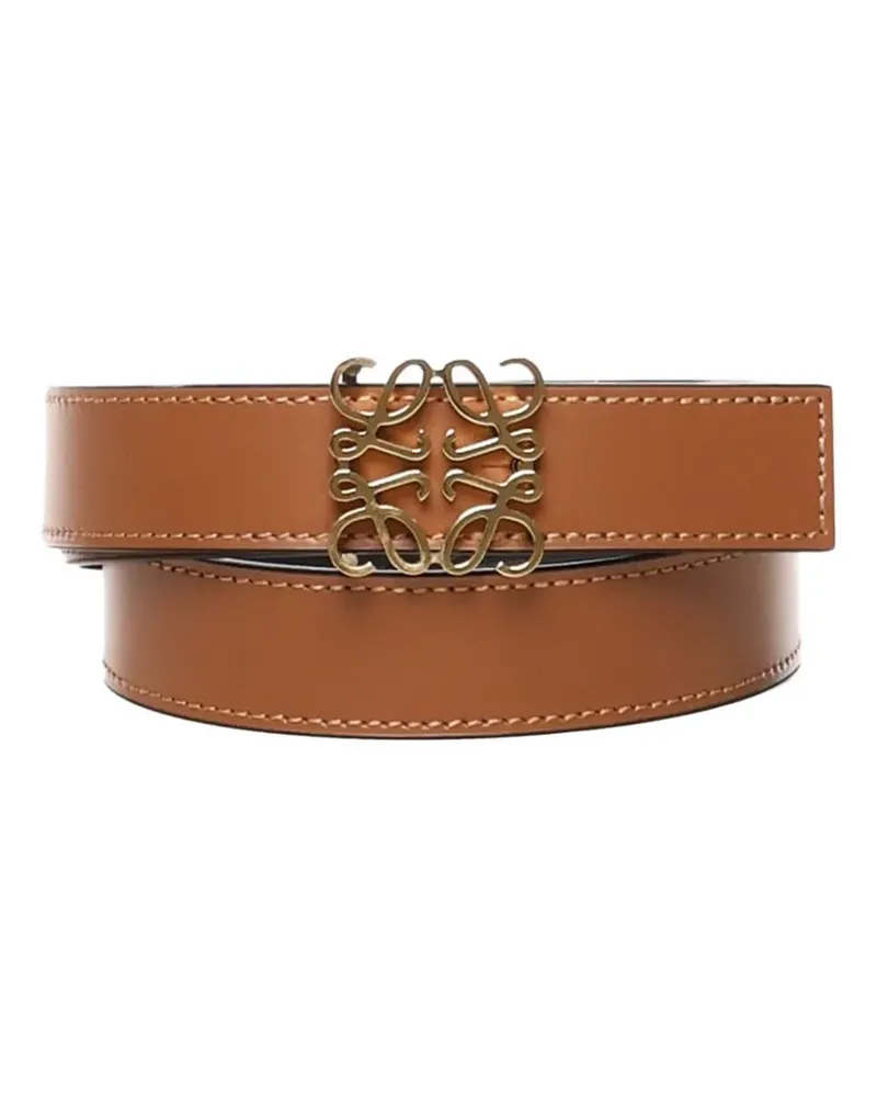 Loewe Anagram buckle belt - Braun Braun