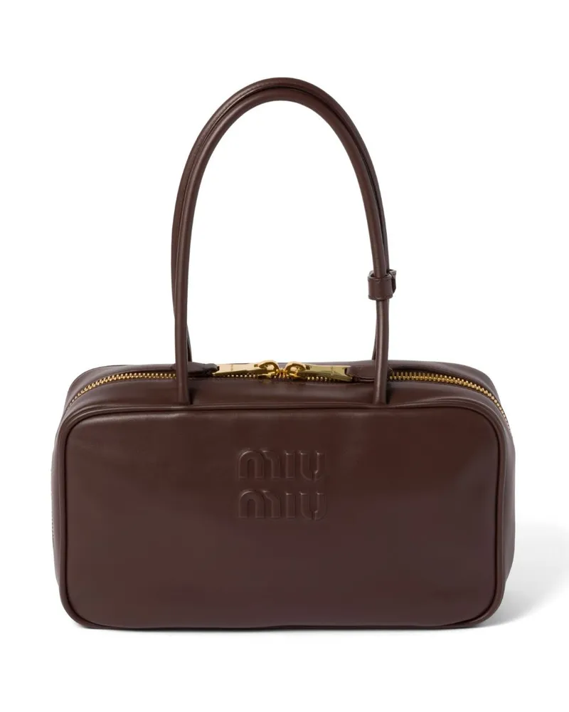 Miu Miu Beau Tote Bag - Braun Braun