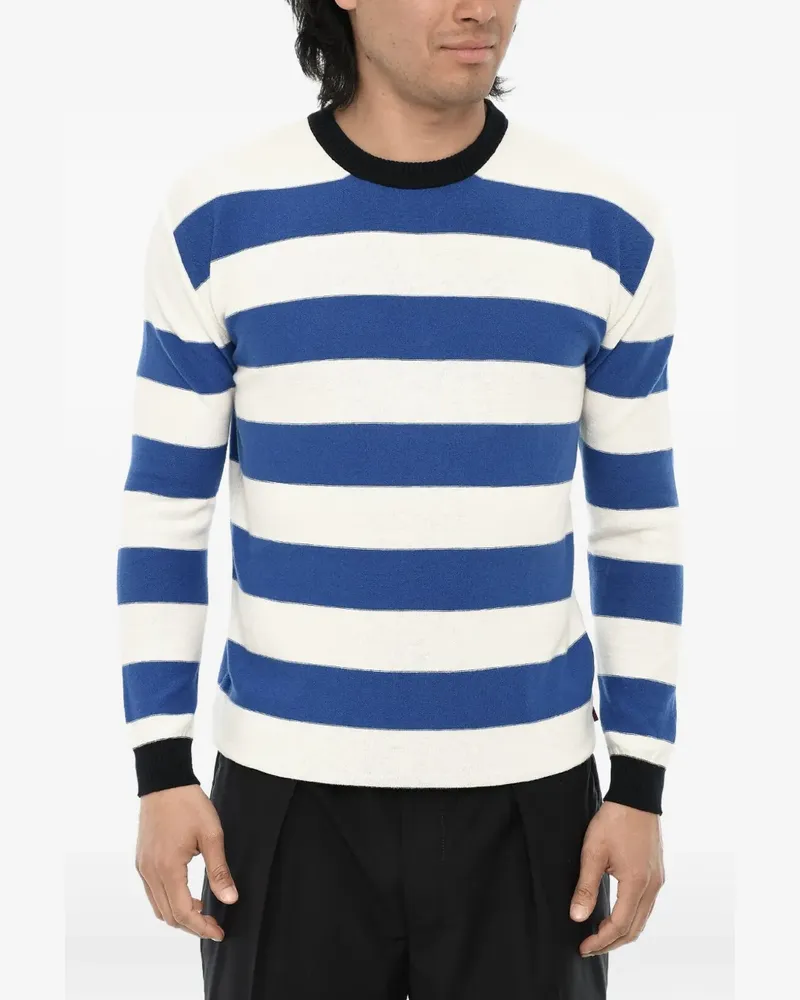 Woolrich Gestreifter Pullover - Blau Blau