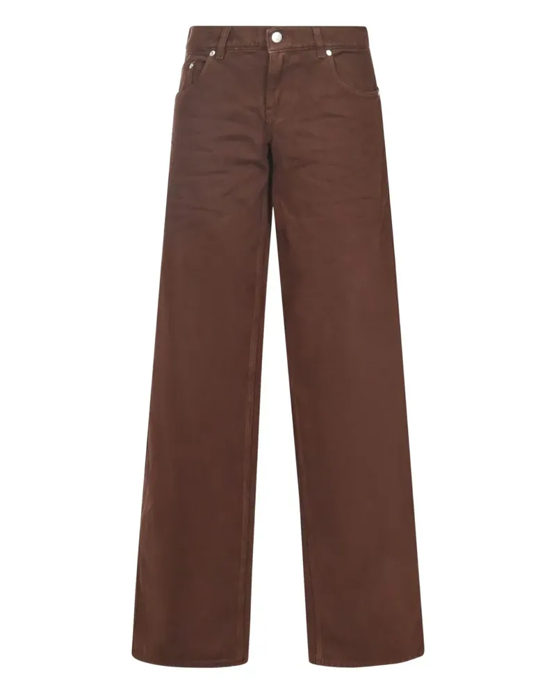 Stella McCartney logo-patch jeans - Braun Braun