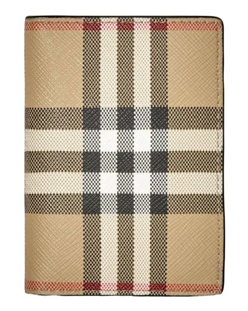 Burberry Portemonnaie mit Vintage-Check - Nude Nude