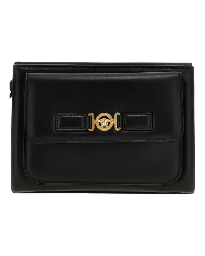 Versace La Medusa Clutch - Schwarz Schwarz