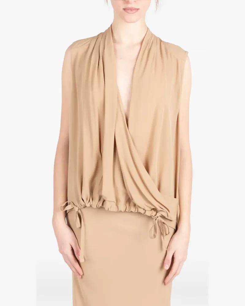 Société Anonyme Drapiertes April Oberteil - Nude Nude