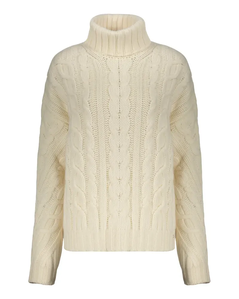 Herno Rollkragenpullover mit Zopfmuster - Nude Nude
