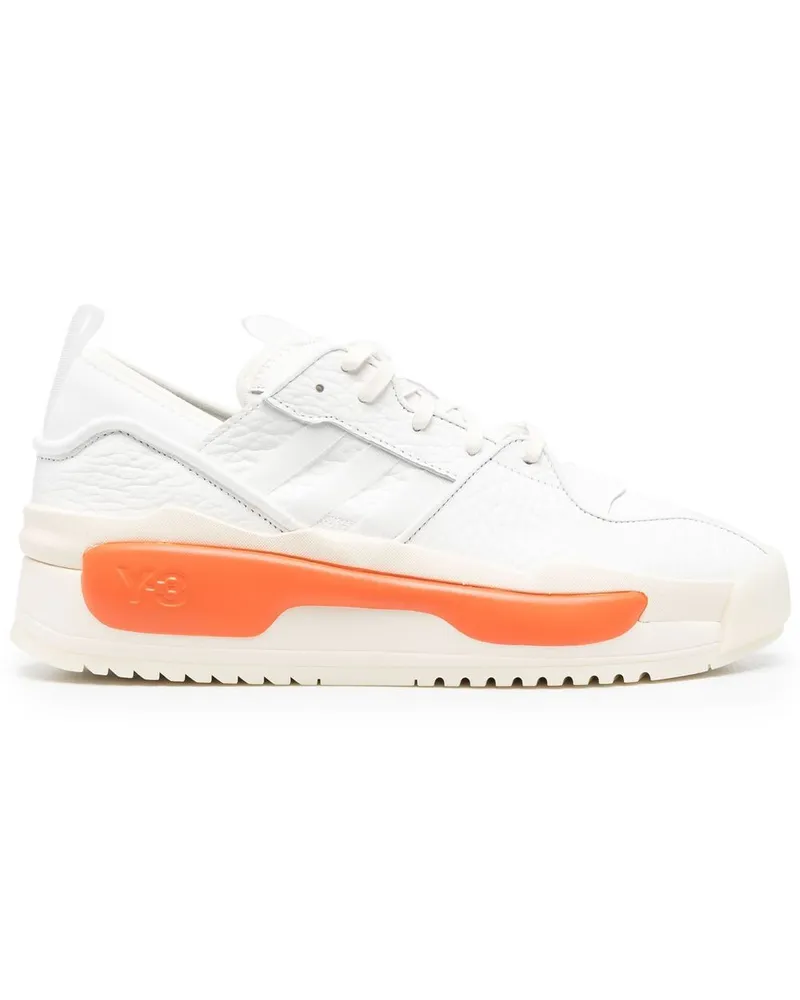 Y-3 Sneakers mit Logo-Print - Weiß Weiß