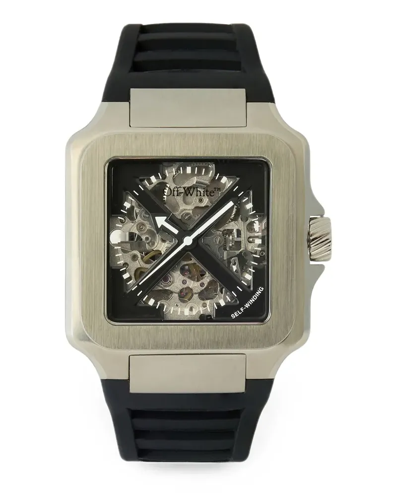 OFF-WHITE Proto Auto Armbanduhr 42,8mm - Silber Silber