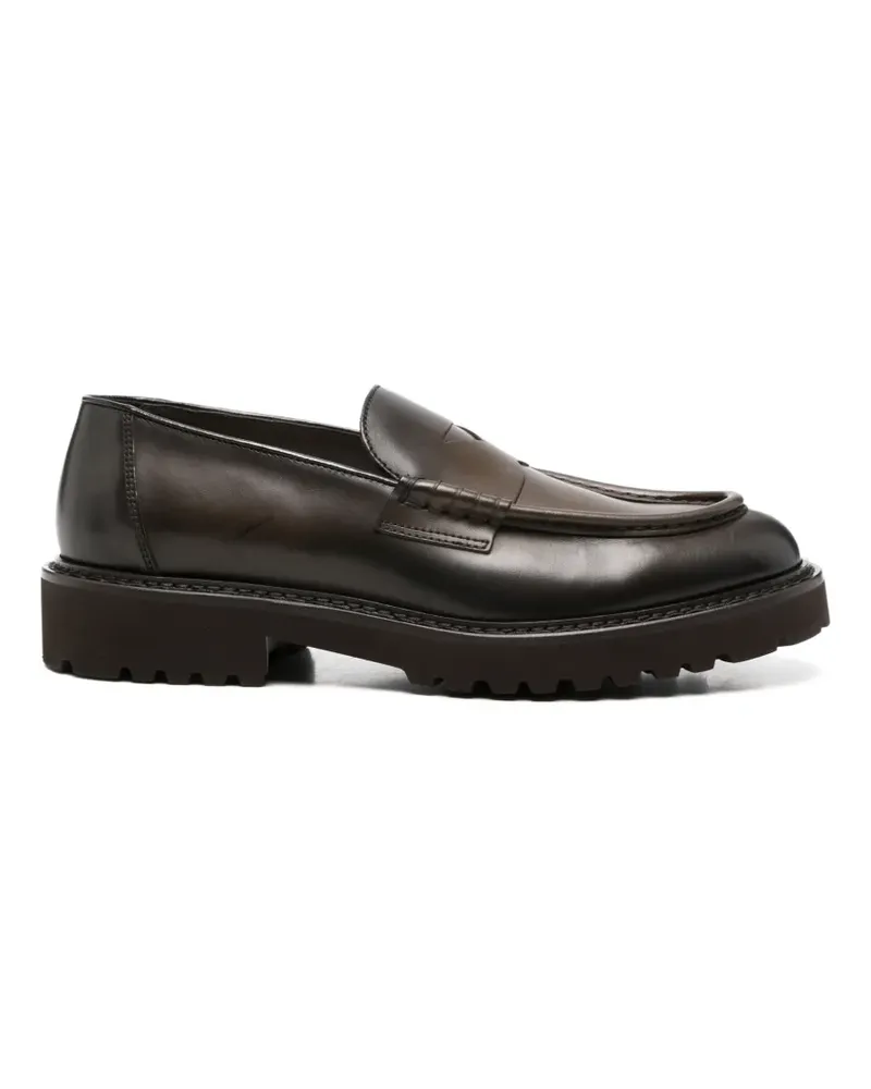 Doucal´s Penny-Loafer mit dicker Sohle - Braun Braun