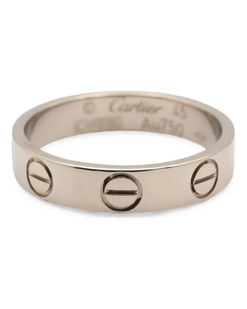 Cartier 2010s mini Love ring - Silber Silber