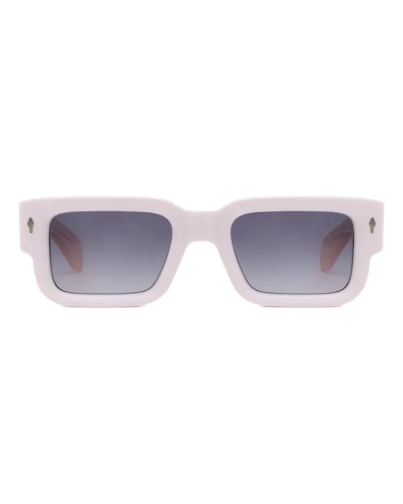 Jacques Marie Mage Sonnenbrille mit eckigem Gestell - Rosa Rosa