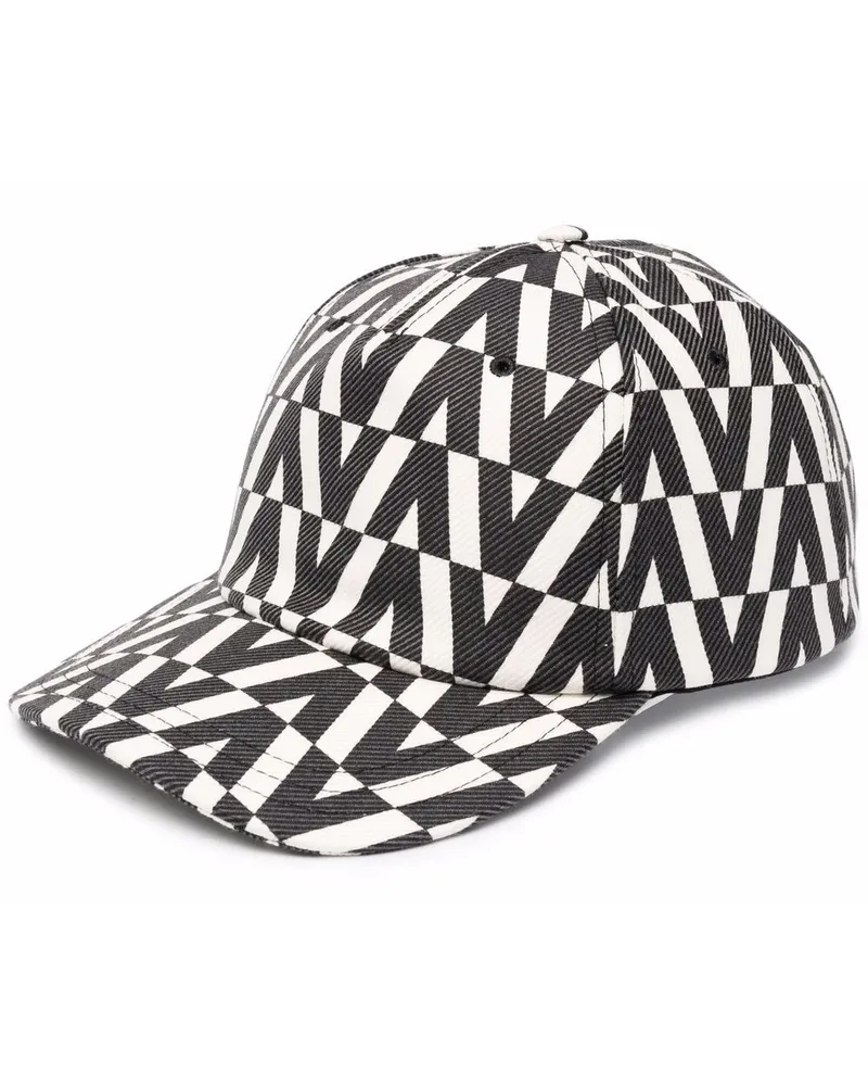 Valentino Garavani Optical Valentino Baseballkappe - Schwarz Schwarz