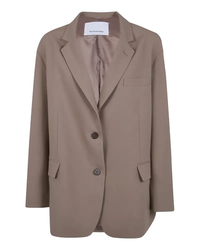 FRANKIE Shop Bea oversized blazer - Nude Nude