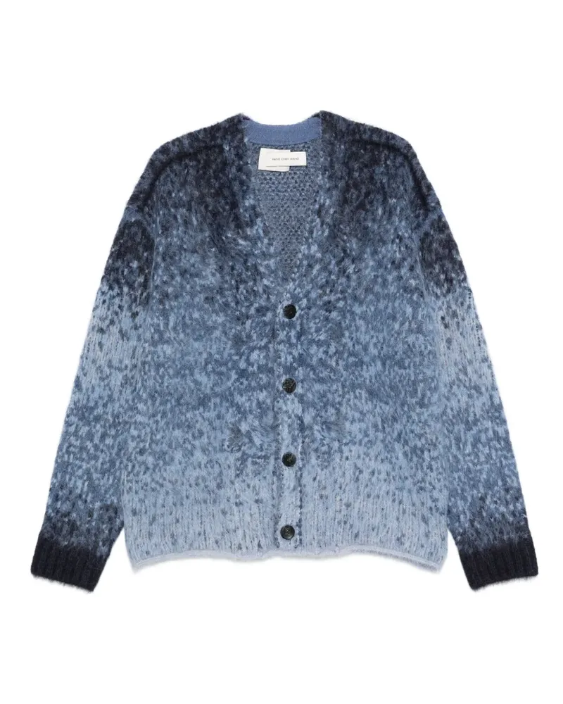 Feng Chen Wang Geknöpfter Cardigan mit Ombré-Effekt - Blau Blau
