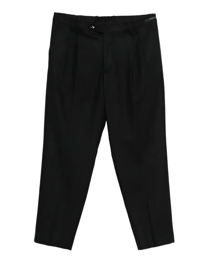 MICHAEL COAL Stewart Hose mit Falten - Schwarz Schwarz