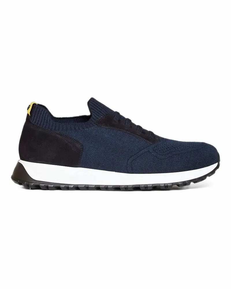 Doucal´s Sneakers mit Wildledereinsätzen - Blau Blau