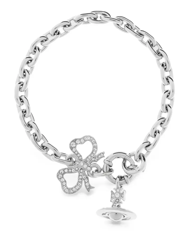 Vivienne Westwood Rigoberta Orb-detail bracelet - Silber Silber
