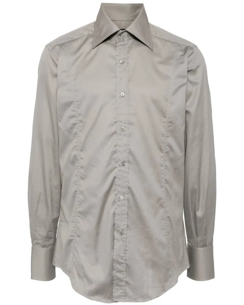 Gucci Langärmeliges Hemd - Grau Grau