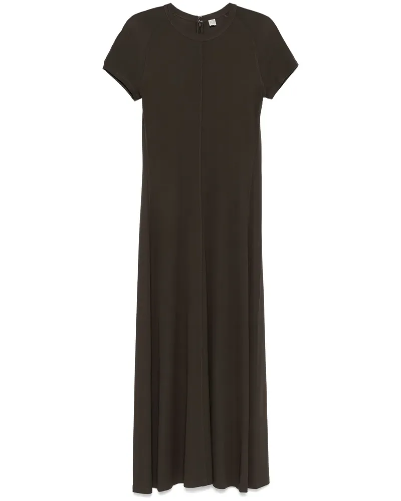 Totême Klassisches Jersey-Kleid - Grün Grün