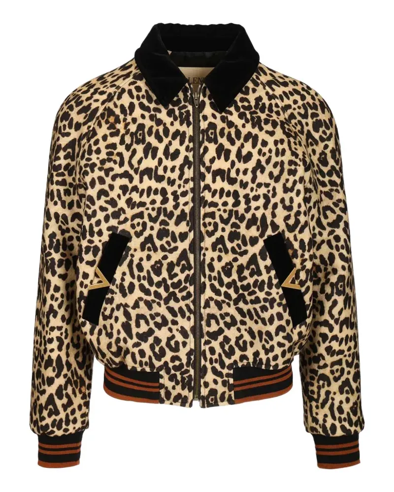 Valentino Garavani Bomberjacke mit Print - Nude Nude