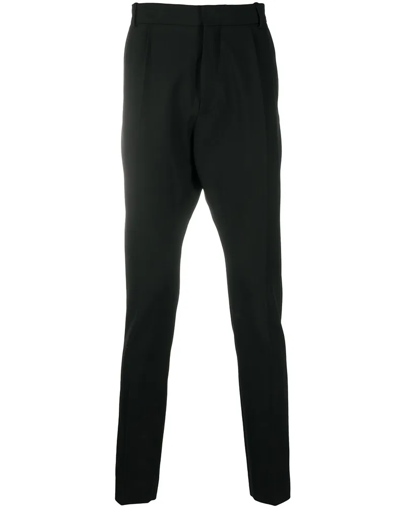 Balmain Hose mit tiefem Schritt - Schwarz Schwarz