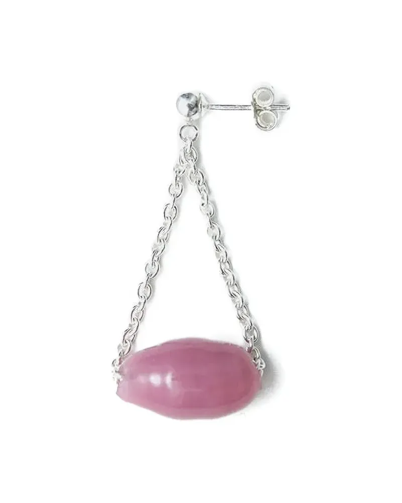 Santangelo chain drop earrings - Silber Silber