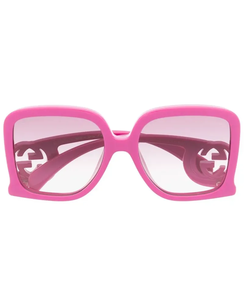 Gucci Oversized-Sonnenbrille - Rosa Rosa