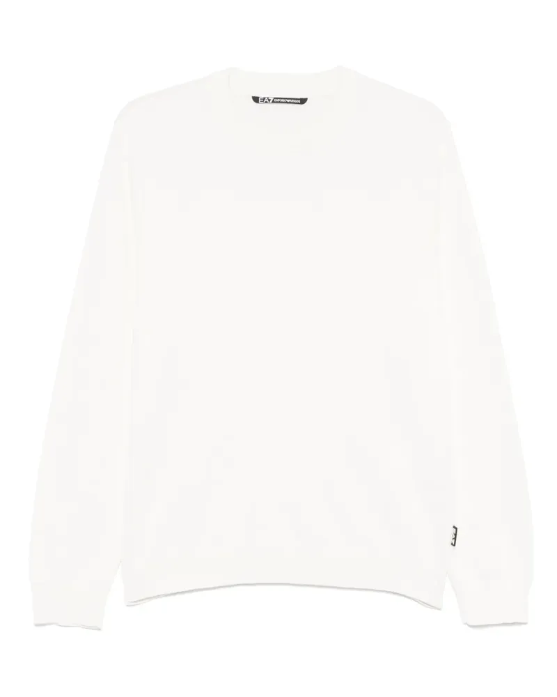 EA7 Pullover aus Baumwolle - Weiß Weiß