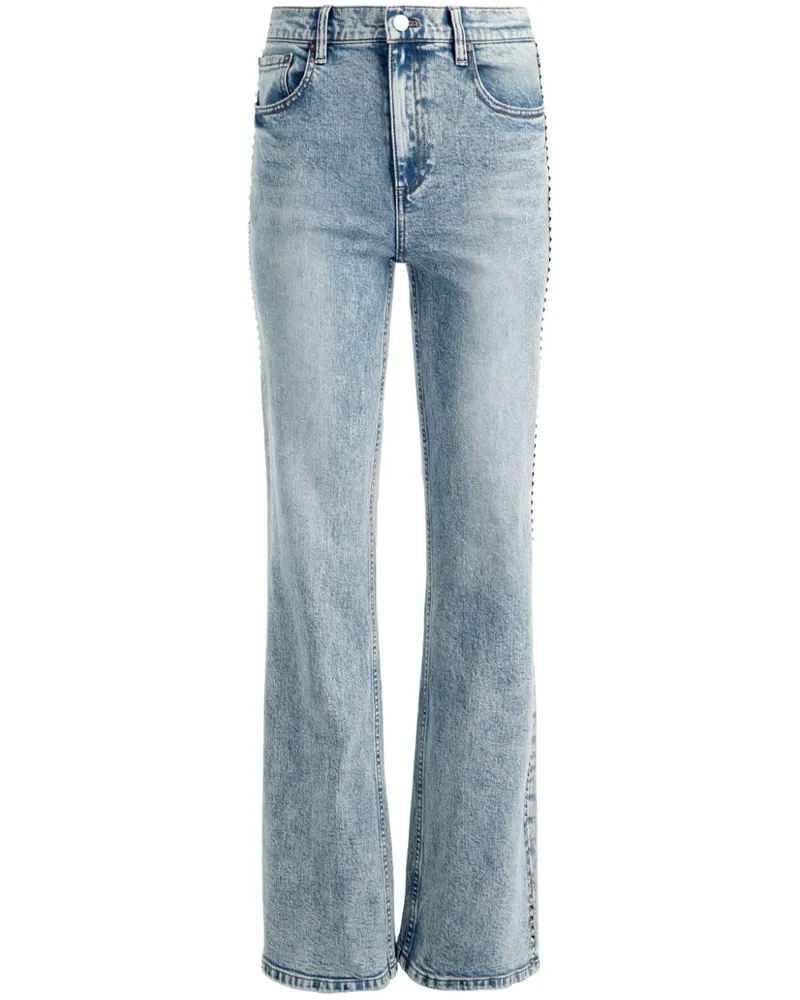 Alice + Olivia Bodie Straight-Leg-Jeans - Blau Blau