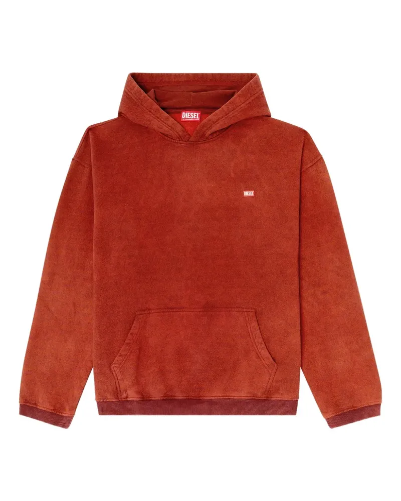 Diesel Hoodie mit Logo-Stickerei - Braun Braun