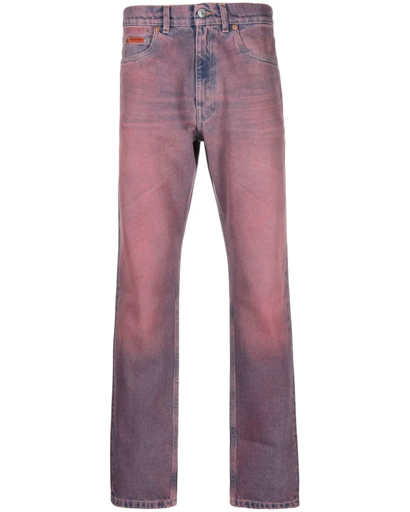 Martine Rose Jeans mit geradem Schnitt Rosa