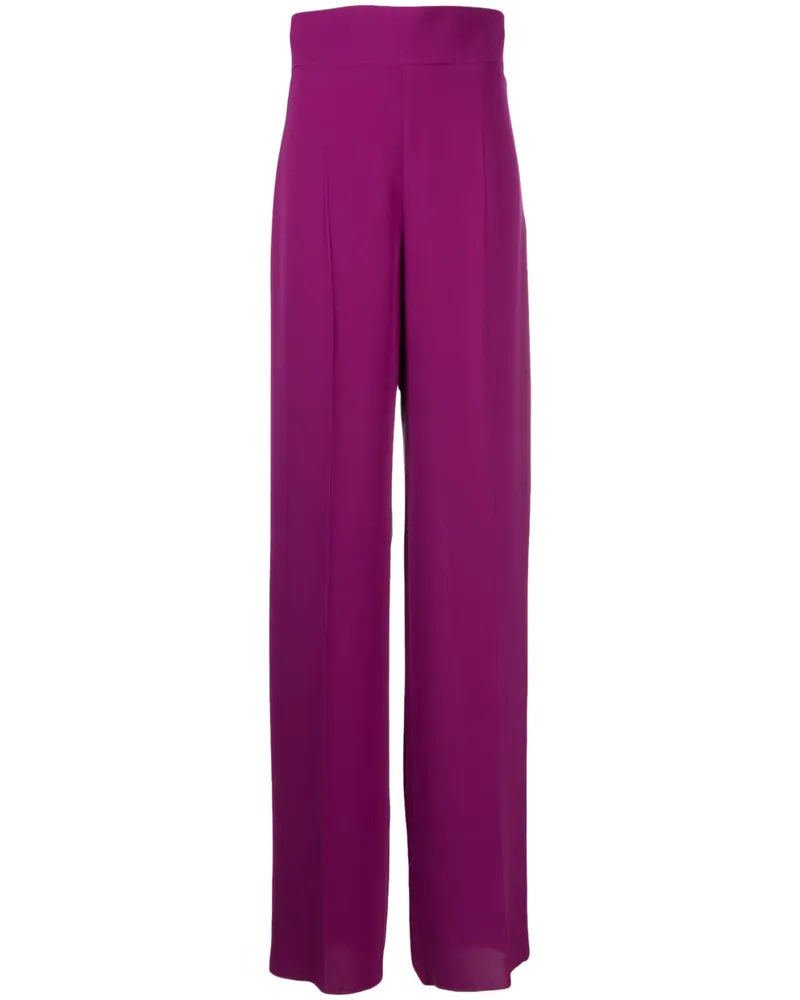 Max Mara Hose mit weitem Bein - Rosa Rosa