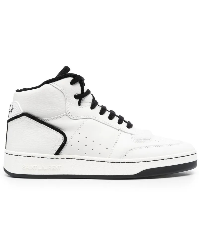 Saint Laurent SL/80 High-Top-Sneakers - Weiß Weiß