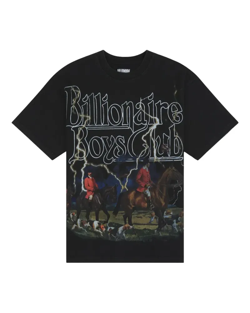 Billionaire Boys Club Lightning T-Shirt mit grafischem Print - Schwarz Schwarz