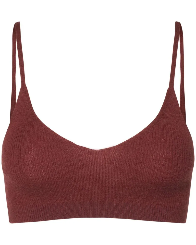 Cashmere In Love Gestricktes Bralette - Braun Braun