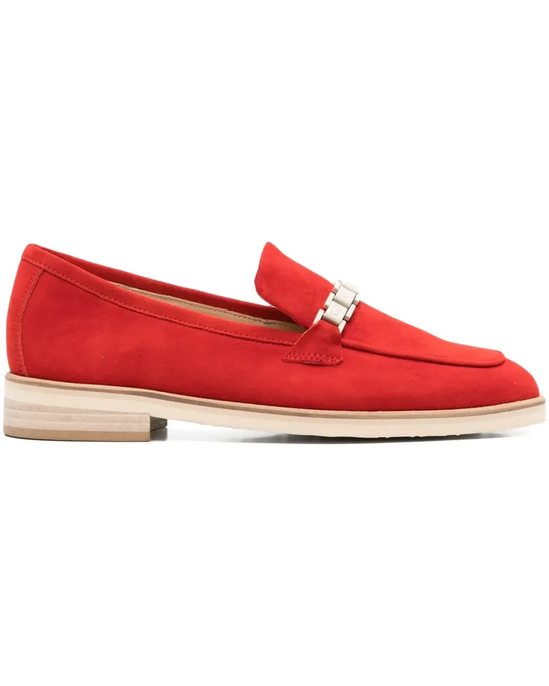 Casadei Loafer mit Kettendetail - Rot Rot