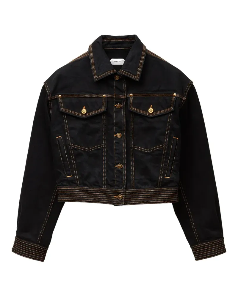 Versace denim blouson - Schwarz Schwarz