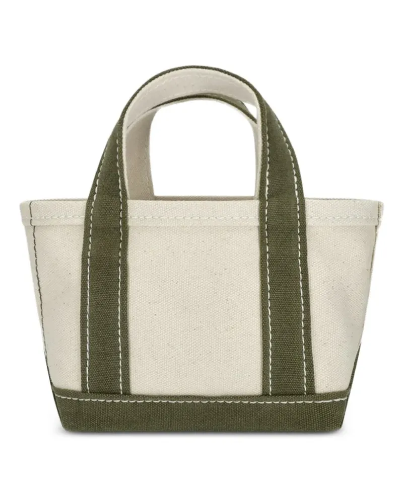 Fortela Mini Aly Tote Bag aus Canvas - Weiß Weiß