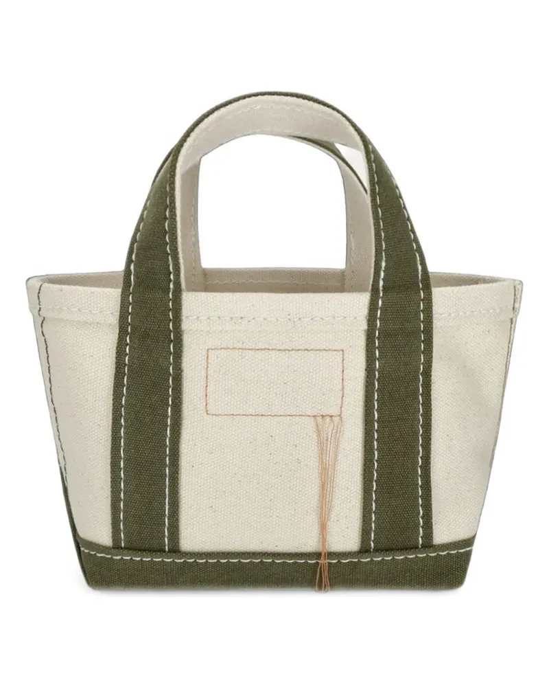 Fortela Mini Aly Tote Bag aus Canvas - Weiß Weiß