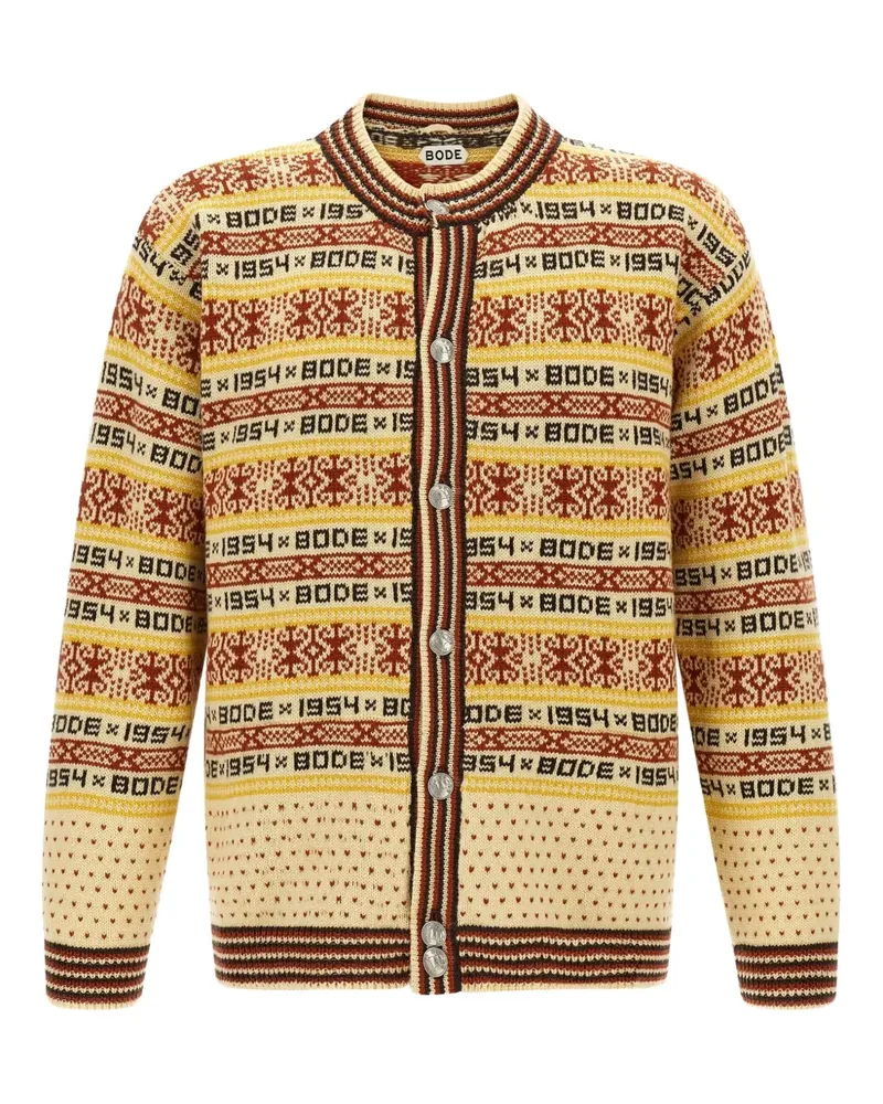 BODE Marzipan Wollcardigan - Nude Nude