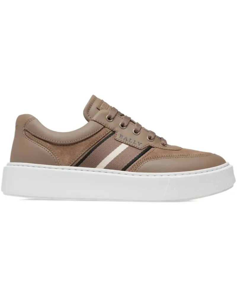 Bally Sneakers mit Streifendetail - Nude Nude