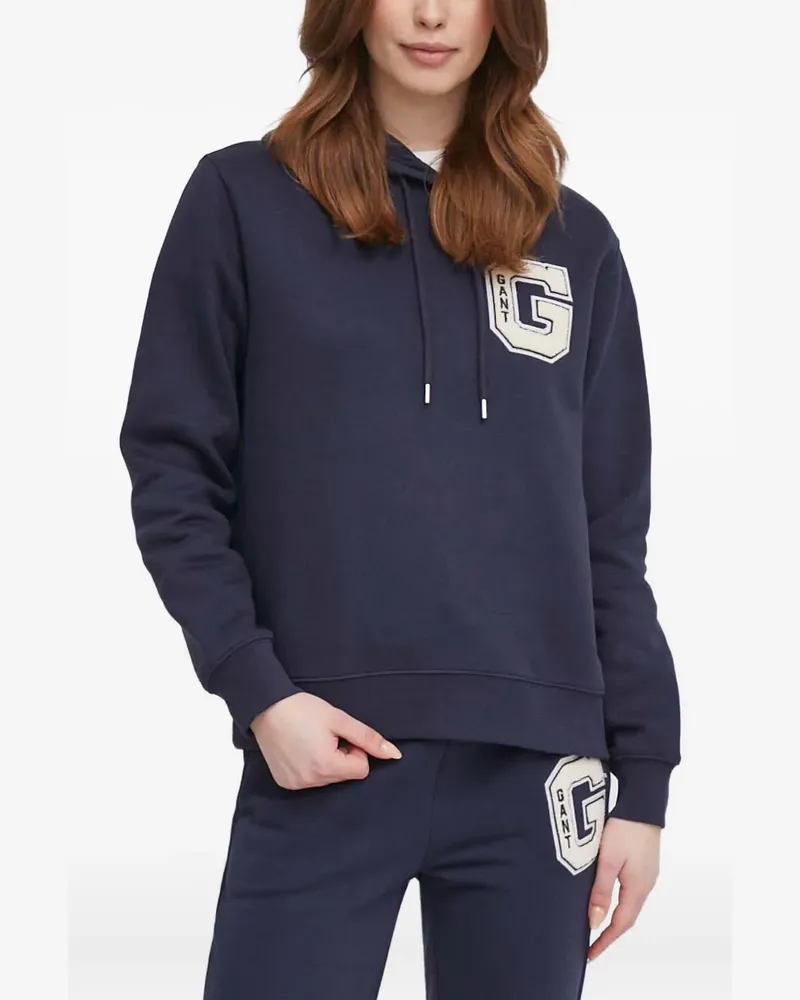 Gant Hoodie mit Logo - Blau Blau
