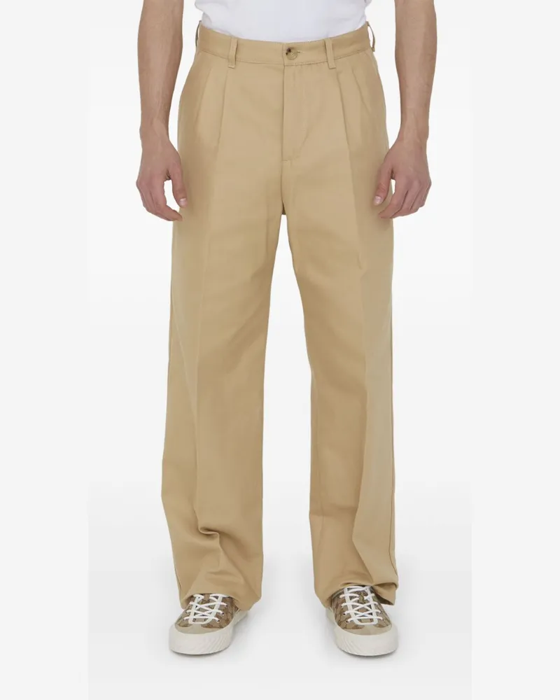 Gucci Hose mit Logo-Stickerei - Braun Braun